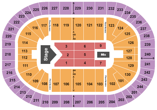 MVP Arena Jelly Roll Seating Chart